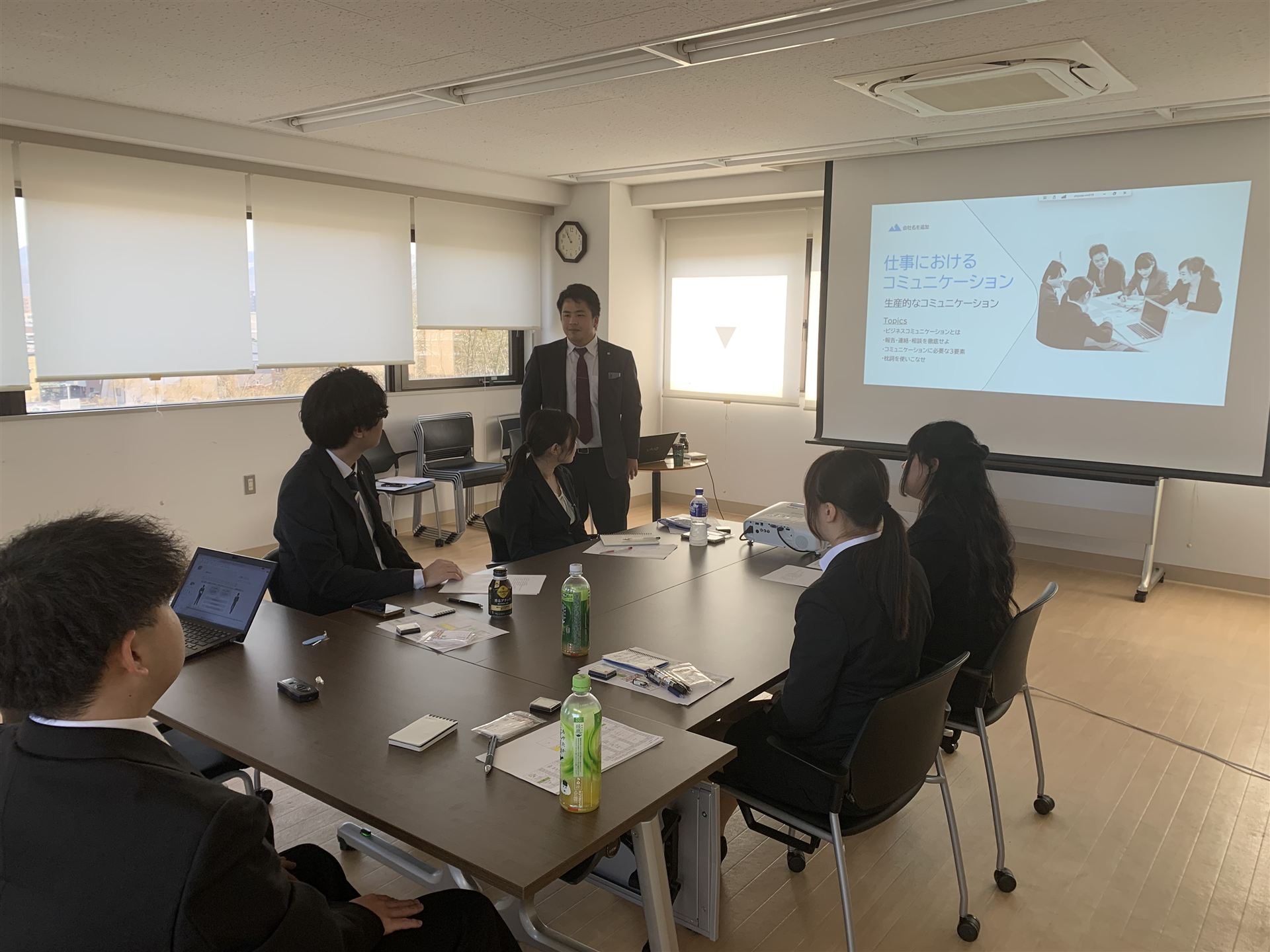 新入社員研修の様子